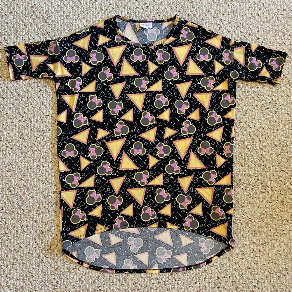 Lularoe Disney Minnie Mouse Triangle Irma Shirt